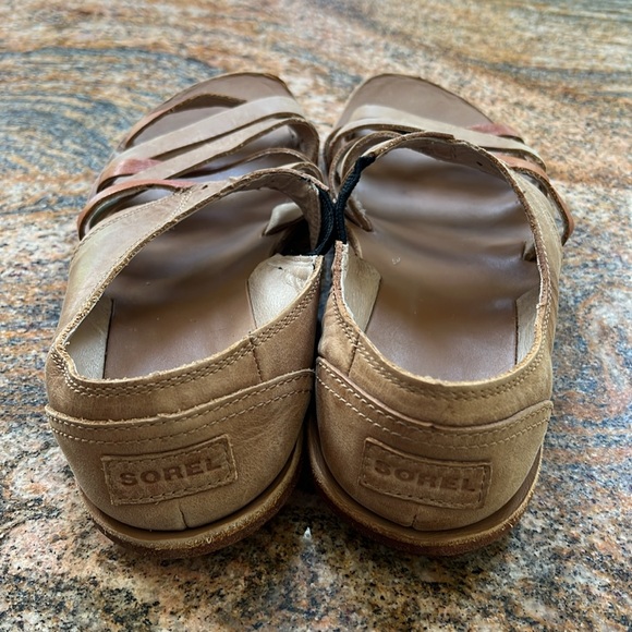 Vintage Sorel cross strap sandals Women’s 9 - Picture 4 of 6